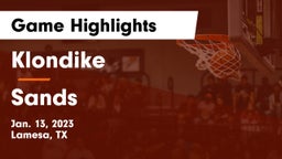 Klondike  vs Sands  Game Highlights - Jan. 13, 2023