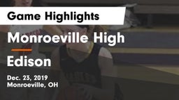 Monroeville High vs Edison  Game Highlights - Dec. 23, 2019