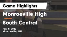 Monroeville High vs South Central  Game Highlights - Jan. 9, 2020