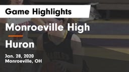 Monroeville High vs Huron  Game Highlights - Jan. 28, 2020