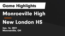Monroeville High vs New London HS Game Highlights - Jan. 16, 2021