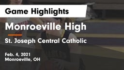Monroeville High vs St. Joseph Central Catholic  Game Highlights - Feb. 4, 2021