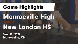 Monroeville High vs New London HS Game Highlights - Jan. 15, 2022