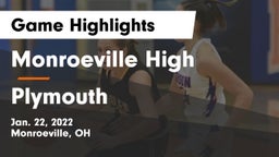 Monroeville High vs Plymouth  Game Highlights - Jan. 22, 2022