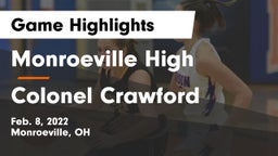 Monroeville High vs Colonel Crawford  Game Highlights - Feb. 8, 2022