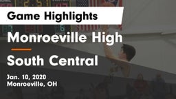 Monroeville High vs South Central  Game Highlights - Jan. 10, 2020