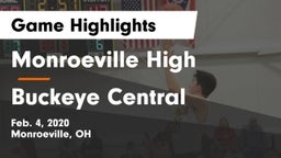 Monroeville High vs Buckeye Central  Game Highlights - Feb. 4, 2020