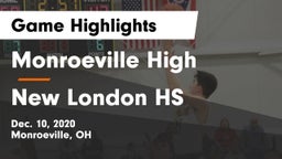 Monroeville High vs New London HS Game Highlights - Dec. 10, 2020