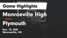 Monroeville High vs Plymouth  Game Highlights - Dec. 18, 2020