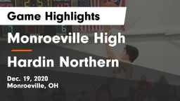 Monroeville High vs Hardin Northern  Game Highlights - Dec. 19, 2020