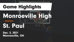 Monroeville High vs St. Paul  Game Highlights - Dec. 3, 2021