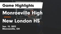 Monroeville High vs New London HS Game Highlights - Jan. 15, 2022