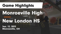 Monroeville High vs New London HS Game Highlights - Jan. 12, 2023