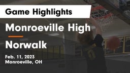 Monroeville High vs Norwalk  Game Highlights - Feb. 11, 2023