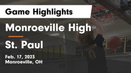 Monroeville High vs St. Paul  Game Highlights - Feb. 17, 2023