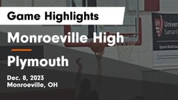 Monroeville High vs Plymouth  Game Highlights - Dec. 8, 2023