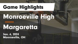 Monroeville High vs Margaretta  Game Highlights - Jan. 6, 2024