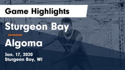 Sturgeon Bay  vs Algoma  Game Highlights - Jan. 17, 2020