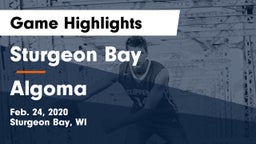 Sturgeon Bay  vs Algoma  Game Highlights - Feb. 24, 2020