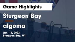 Sturgeon Bay  vs algoma  Game Highlights - Jan. 14, 2022