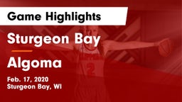 Sturgeon Bay  vs Algoma  Game Highlights - Feb. 17, 2020