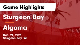 Sturgeon Bay  vs Algoma  Game Highlights - Dec. 21, 2023