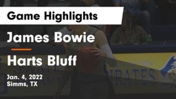 James Bowie  vs Harts Bluff Game Highlights - Jan. 4, 2022