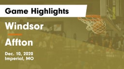 Windsor  vs Affton  Game Highlights - Dec. 10, 2020