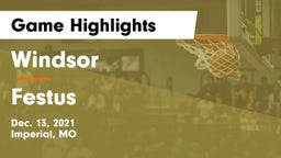 Windsor  vs Festus  Game Highlights - Dec. 13, 2021