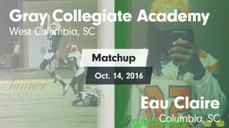 Matchup: Gray Collegiate vs. Eau Claire  2016