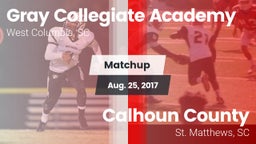 Matchup: Gray Collegiate vs. Calhoun County  2017