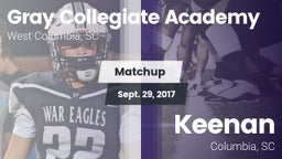 Matchup: Gray Collegiate vs. Keenan  2017