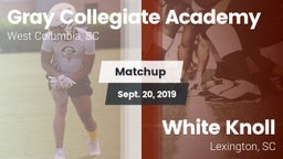 Matchup: Gray Collegiate vs. White Knoll  2019