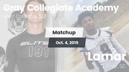 Matchup: Gray Collegiate vs. Lamar  2019