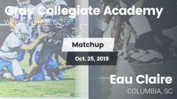 Matchup: Gray Collegiate vs. Eau Claire  2019