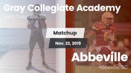 Matchup: Gray Collegiate vs. Abbeville  2019