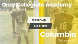 Matchup: Gray Collegiate vs. Columbia  2020