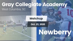Matchup: Gray Collegiate vs. Newberry  2020