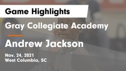 Gray Collegiate Academy vs Andrew Jackson  Game Highlights - Nov. 24, 2021
