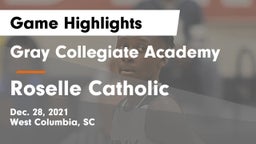 Gray Collegiate Academy vs Roselle Catholic Game Highlights - Dec. 28, 2021