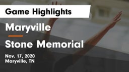 Maryville  vs Stone Memorial  Game Highlights - Nov. 17, 2020