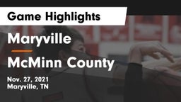 Maryville  vs McMinn County  Game Highlights - Nov. 27, 2021