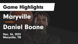 Maryville  vs Daniel Boone  Game Highlights - Dec. 26, 2023