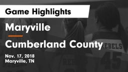 Maryville  vs Cumberland County  Game Highlights - Nov. 17, 2018