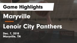 Maryville  vs Lenoir City Panthers Game Highlights - Dec. 7, 2018