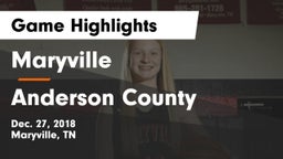 Maryville  vs Anderson County  Game Highlights - Dec. 27, 2018