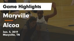 Maryville  vs Alcoa Game Highlights - Jan. 5, 2019
