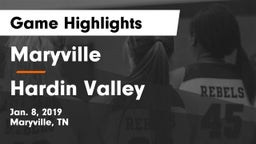 Maryville  vs Hardin Valley Game Highlights - Jan. 8, 2019