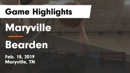 Maryville  vs Bearden Game Highlights - Feb. 18, 2019