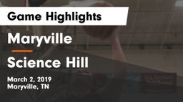 Maryville  vs Science Hill Game Highlights - March 2, 2019
